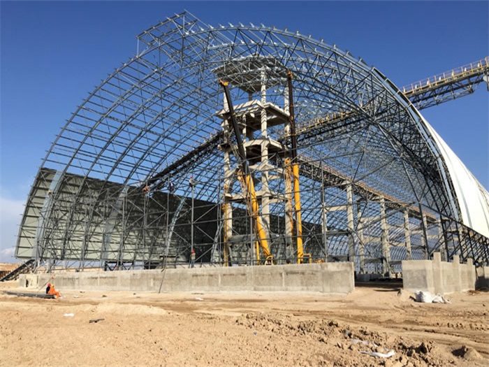 文山煤机油桶翘工程网架